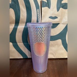 NEW AUTHENTIC 2023 Starbucks Iridescent Unicorn Studded 24oz Venti Tumbler 🦄